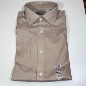 Michael Kors Men's Regular Fit Non-Iron Dress Shirt 15 32/33 $85